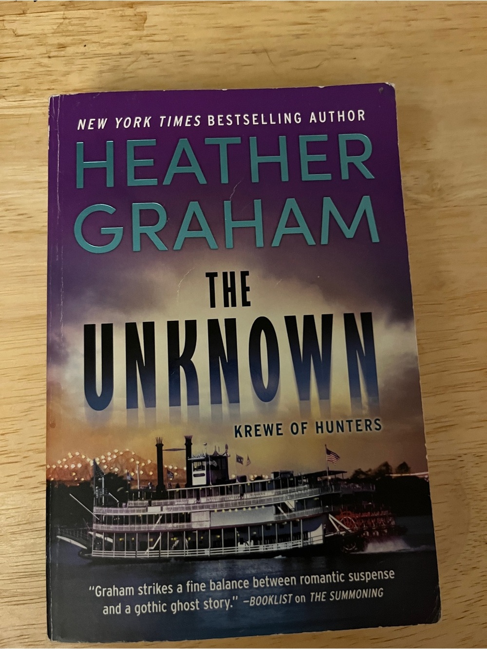 Heather Graham "The Unknown" Paperback Novel - Purple Gradient Cover